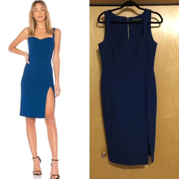 Sweetheart Neck Midi Dress - Picture 2 of 8